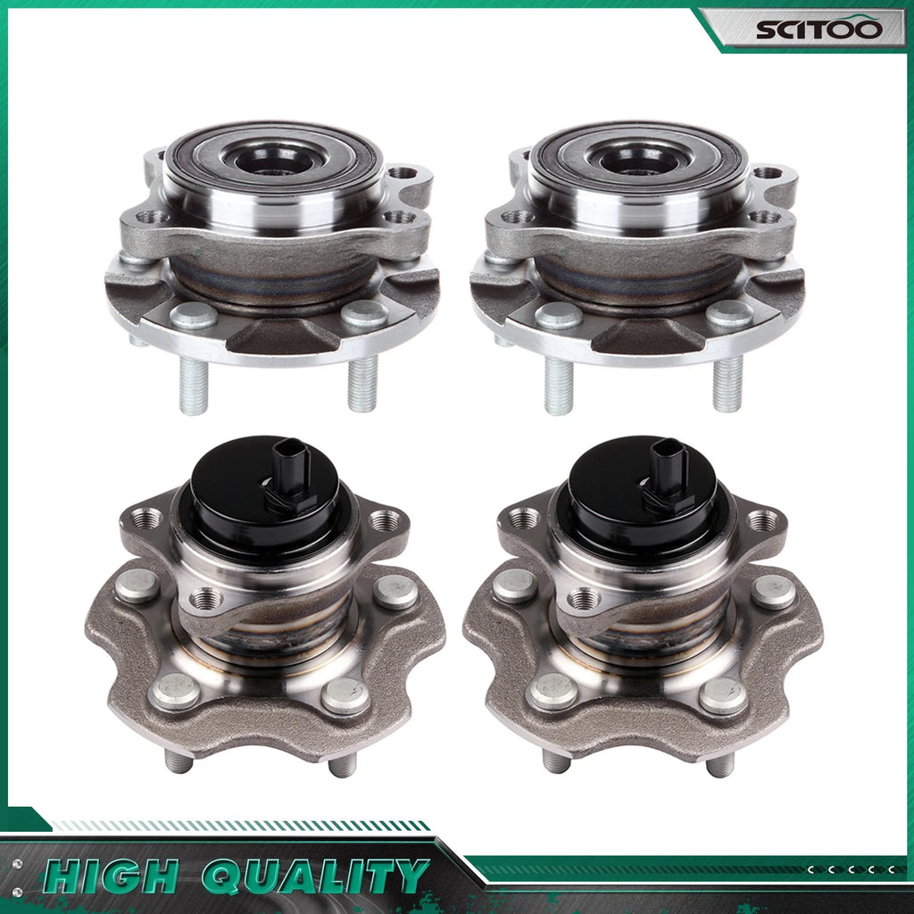 Set of 4 Wheel Bearings for Toyota Rav4 (2006–2012) - Front & Rear