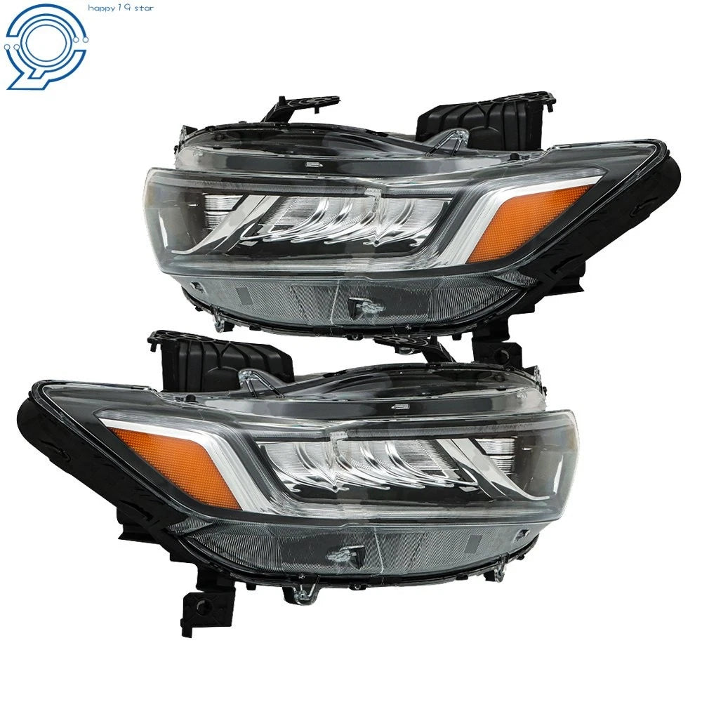 Set of 2 Halogen Headlights with LED for Honda Accord Sedan (2018–2020)