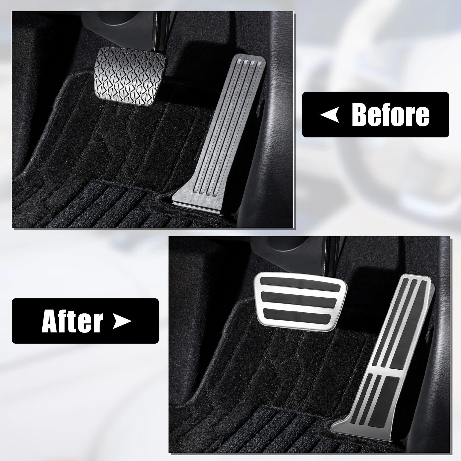 2X Brake Accelerator Foot Pedal Pad Cover Non-Slip for Toyota 