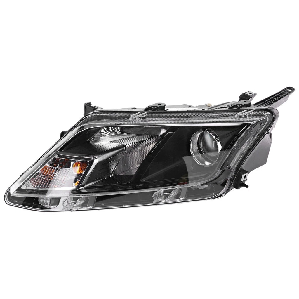 Halogen Headlight for Ford Fusion (2010–2012) Left Side Black Projector with Bulb