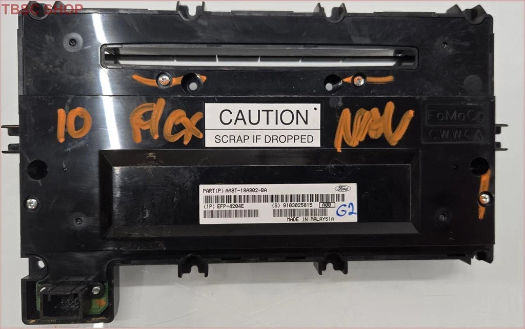 Navigation Radio Climate Control A/C for Ford Flex (2009–2012) AA8T-18A802-BA