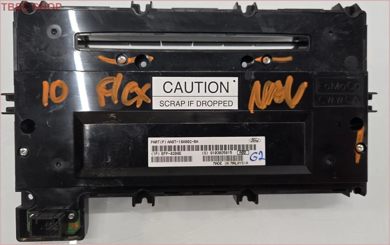 Navigation Radio Climate Control A/C for Ford Flex (2009–2012) AA8T-18A802-BA