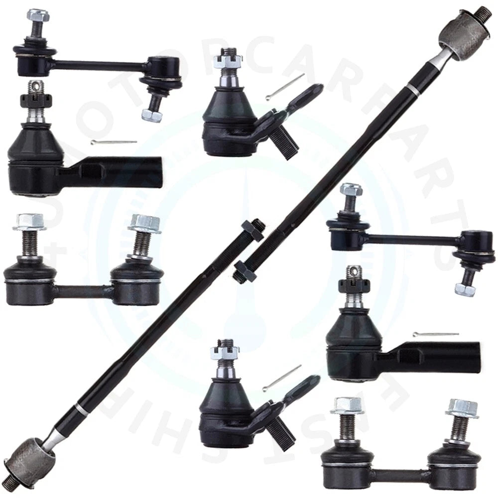 Set of 10 Front Lower Ball Joints & Outer Tie Rod Ends for Toyota Corolla (1993–2002)