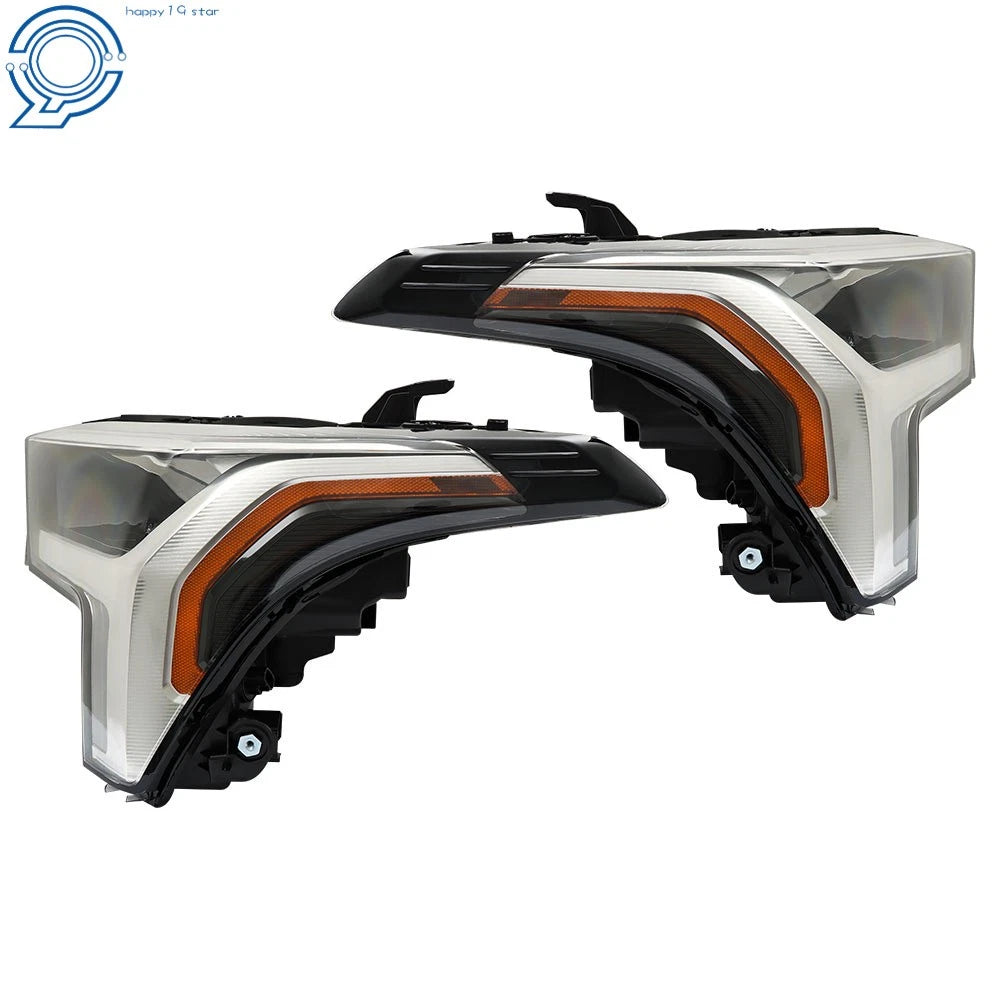 LED Headlights for Toyota Tundra (2022–2023) Black Left+Right Side