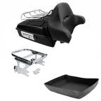 Chopped Trunk Pad Rack Mount for Harley Touring Road King (1997–2008)