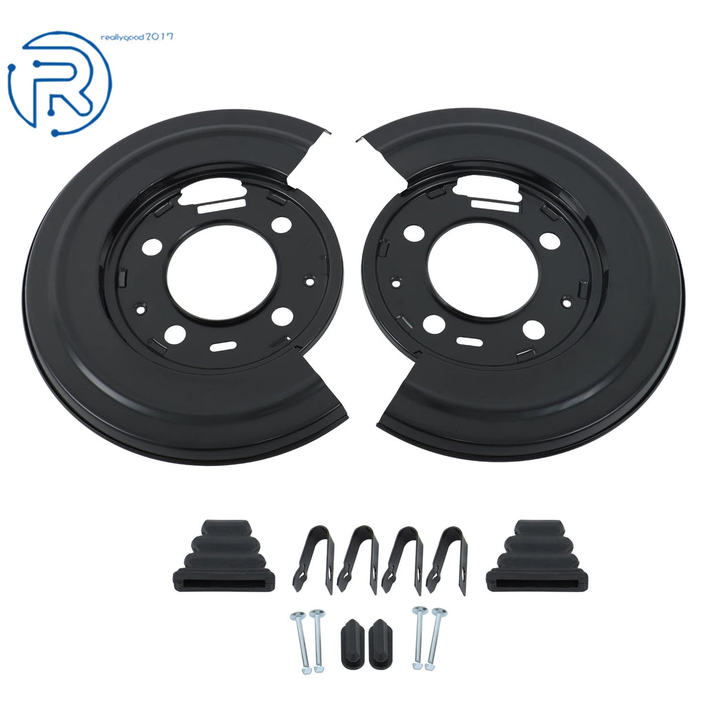 Rear Brake Dust Shield Backing Plates for Ford F250 F350 Excursion 