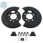 Rear Brake Dust Shield Backing Plates for Ford F250 F350 Excursion 