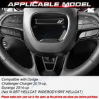 Glossy Black Driver Side Control Cover Trim for Dodge Challenger Charger (2015-)