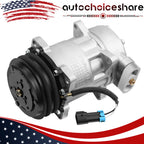 AC Compressor with Clutch for Kenworth T600A Peterbilt 210 320 379 (1987–2003)