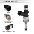 Fuel Injector for Lexus UX200 2019–2022 (1 Pc, Black Silver Tone)
