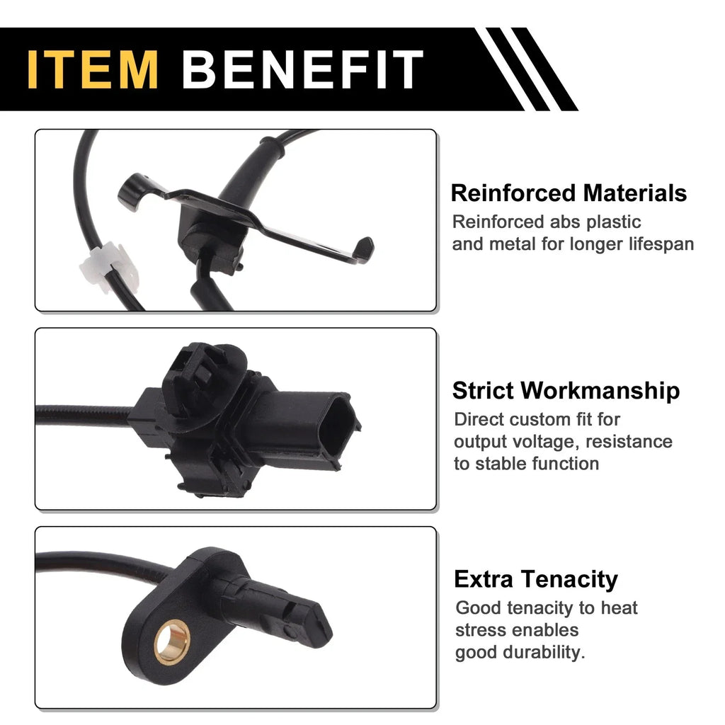 ABS Wheel Speed Sensor for Honda Jade (2015-2020) - 1 x Front Left Sensor