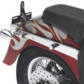 2X Chrome Docking Hardware Point Cover Kit for Harley Softail Dyna Touring