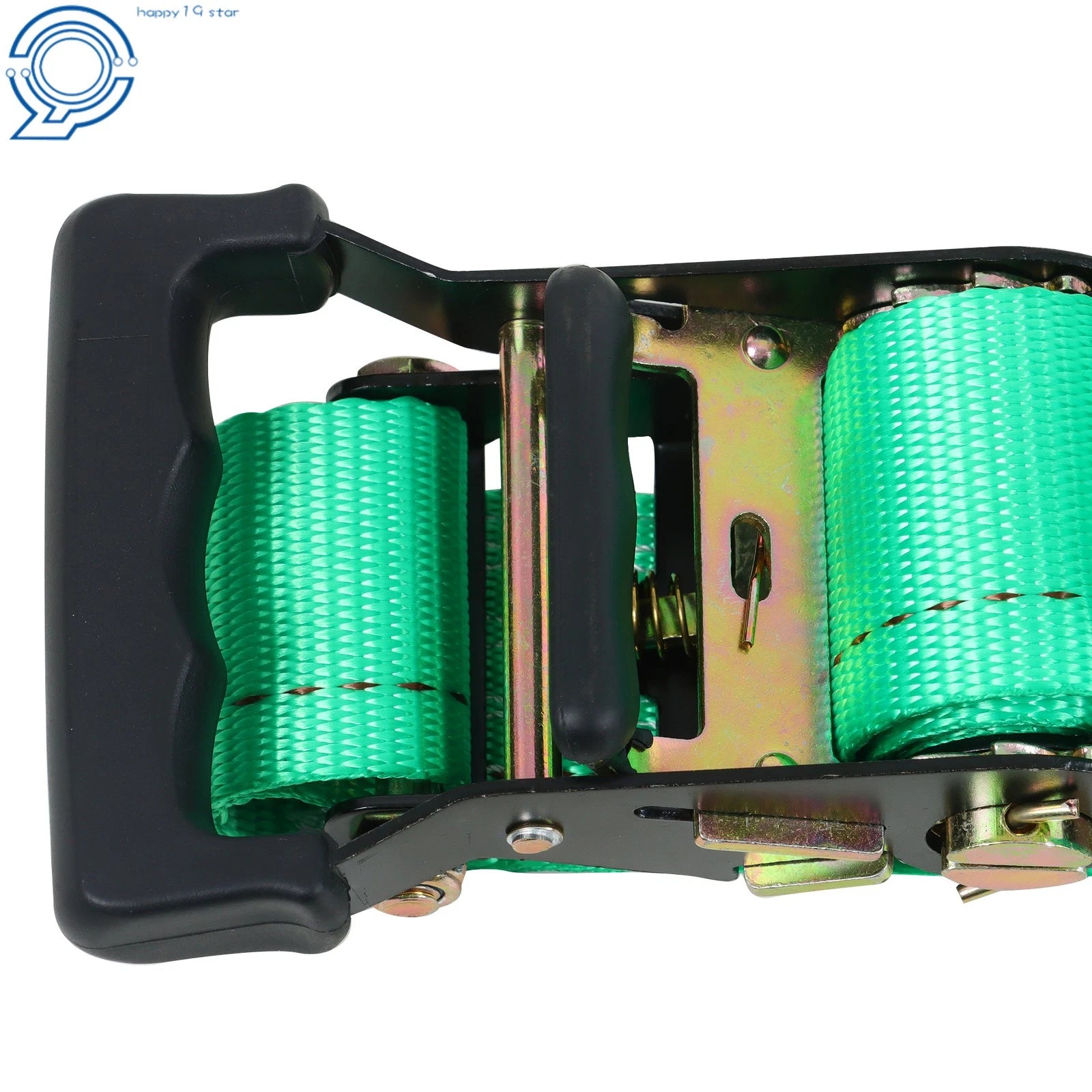 17 PCS Tie-Down Set for E Track Rails with Ratchet Straps and D-Rings
