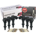 Set of 6 Ignition Coils & 6 NGK V-Power Spark Plugs for Dodge Jeep 3.7 V6 (2002–2010)