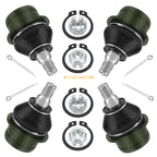 Set of 4 Upper Lower Ball Joints for Suzuki KingQuad 450 500 700 750 (2005–2023)