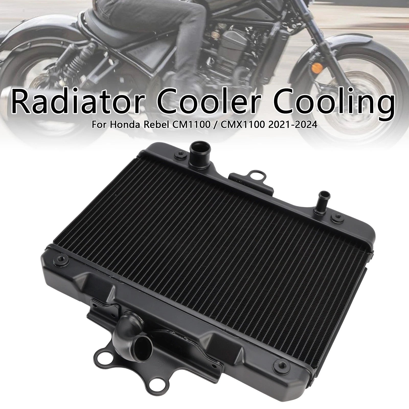 Radiator Cooling Engine Cooler for Honda Rebel CM1100 CMX1100 (2021–2024)