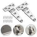 2X T Hinges for Boats 316 Stainless Steel Heavy Duty Marine Hardware