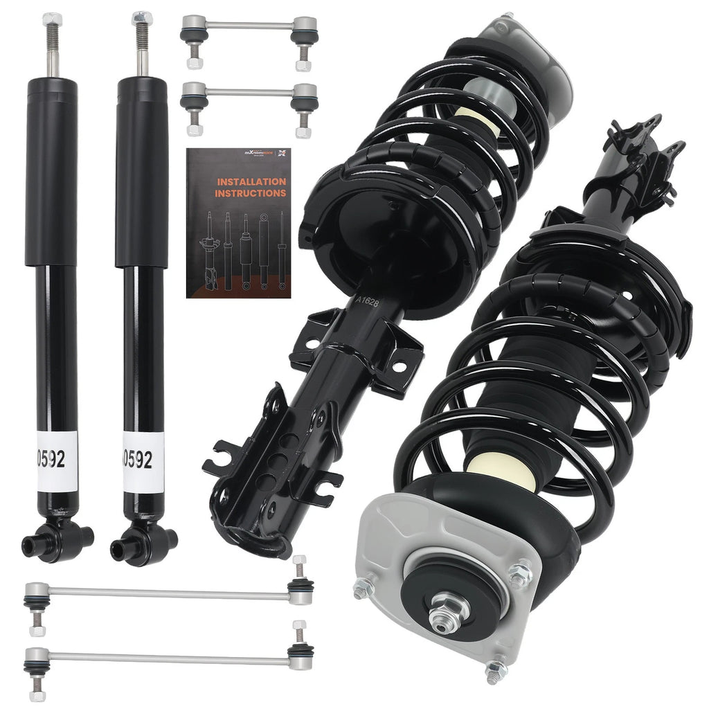 8pcs Complete Struts Shock & Sway Bars Kit for Volvo XC90 (2003–2014)