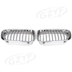 Upper Bumper Mesh Grille for BMW E46 320i 323i 325i 328i (1998–2001) Chrome