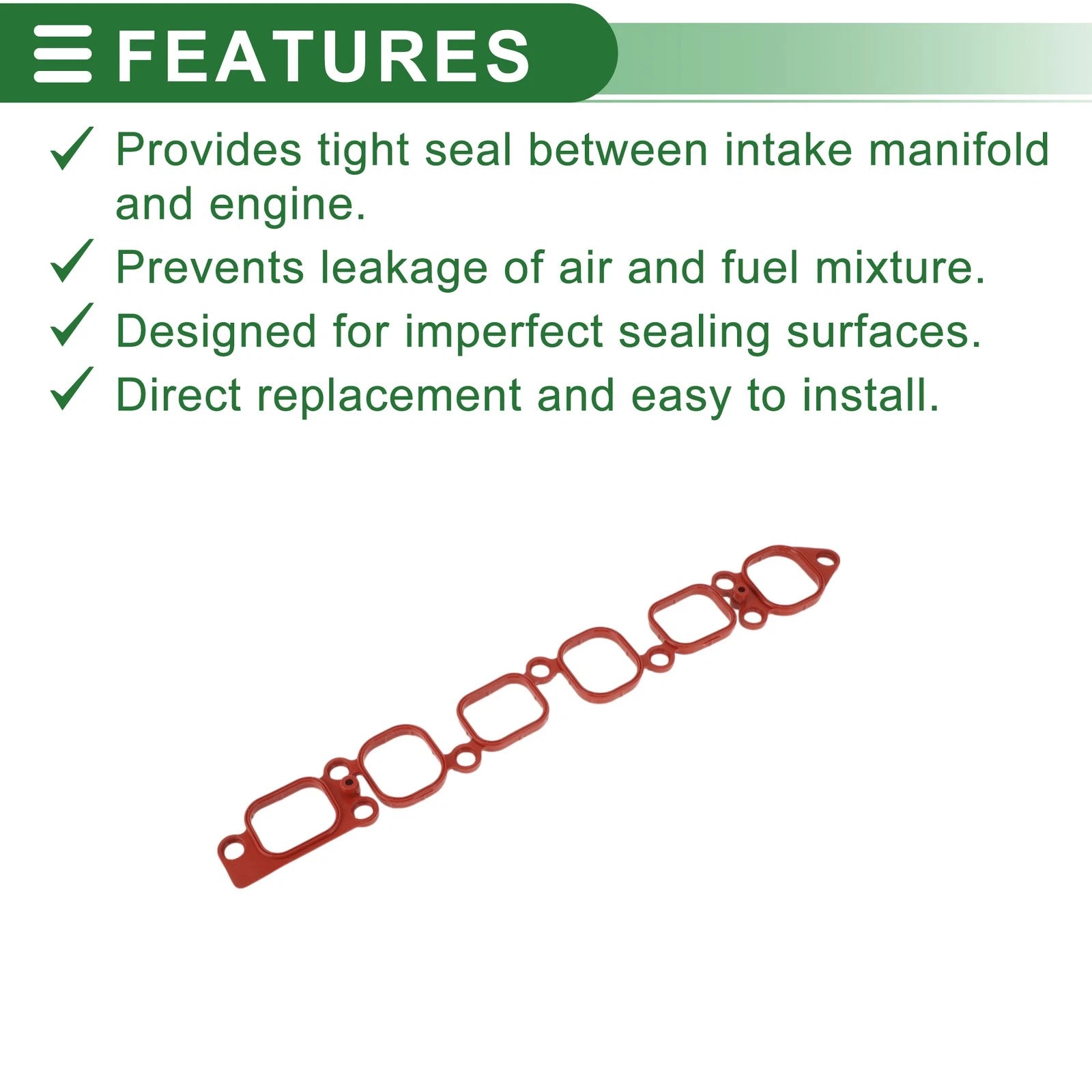 Engine Intake Manifold Gasket for Volkswagen Jetta (2002–2004) No. 022133237A