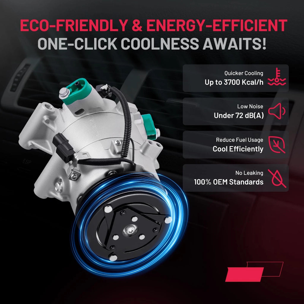 AC Compressor for Honda Civic (2016–2021) & CR-V (2017–2022) 1.5L 198277 CVC