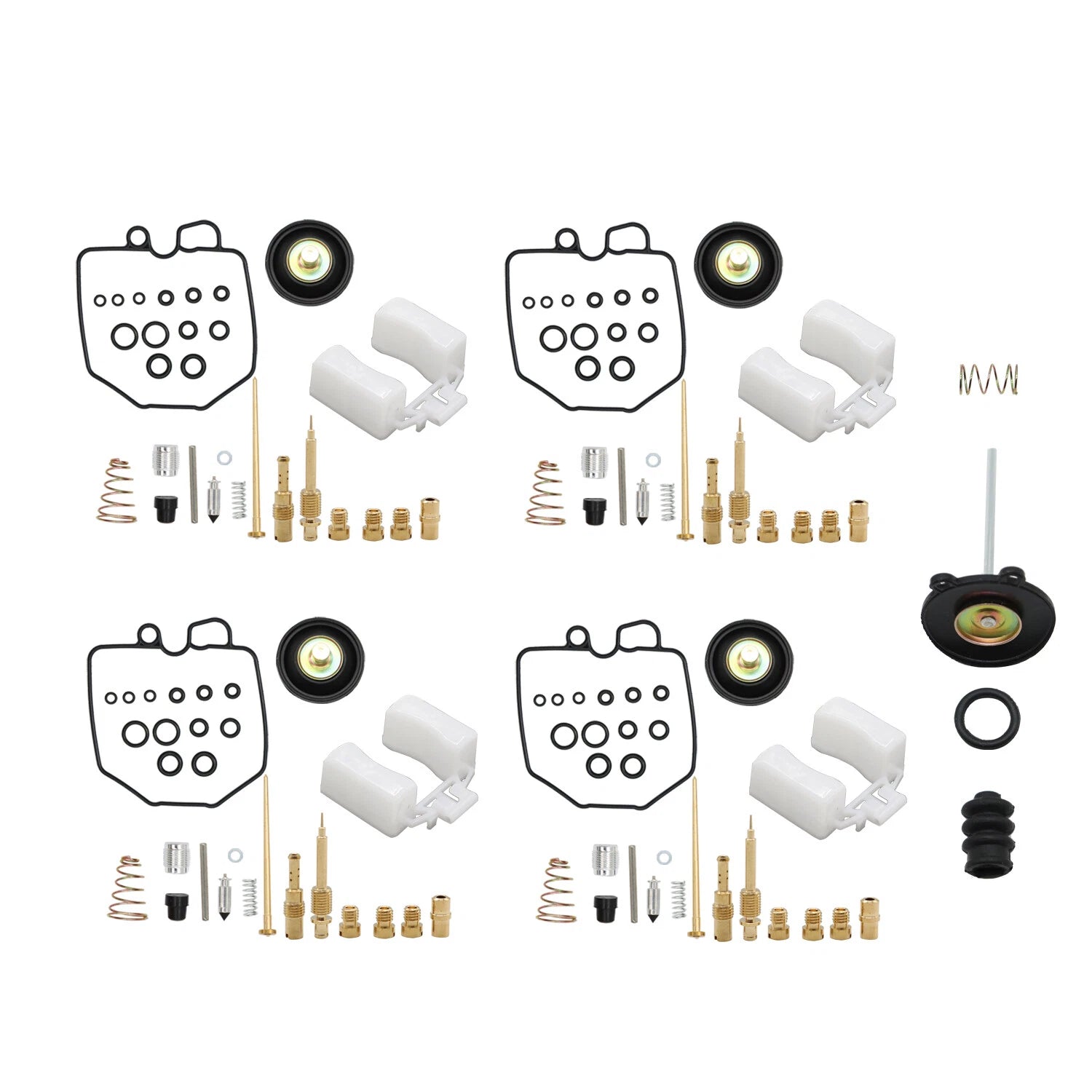Carburetor Rebuild Kit with Plug for Honda CB750C/CB750K/CB750SC (1980–1982)