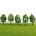 20pcs Model Trees for Miniature Scenery (1:100 Scale, 70mm)