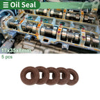 Oil Seal FKM Rubber 17x35x8mm for Various Models (5 Pcs)