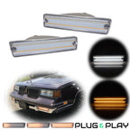 Switchback LED Clear DRL Signal Lights for Oldsmobile Cutlass Supreme (1981–1988)