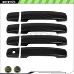 Set of 4 Door Handle Covers for Nissan Altima (2007–2013) Carbon Fiber