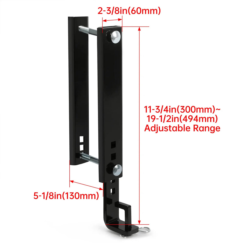 Adjustable Weight Distribution Support Brackets for 10" Trailer Frame