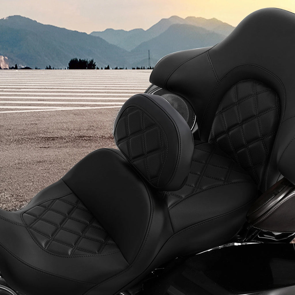 Backrest Pad for Harley Touring Electra Street Road Glide (2014–2023)
