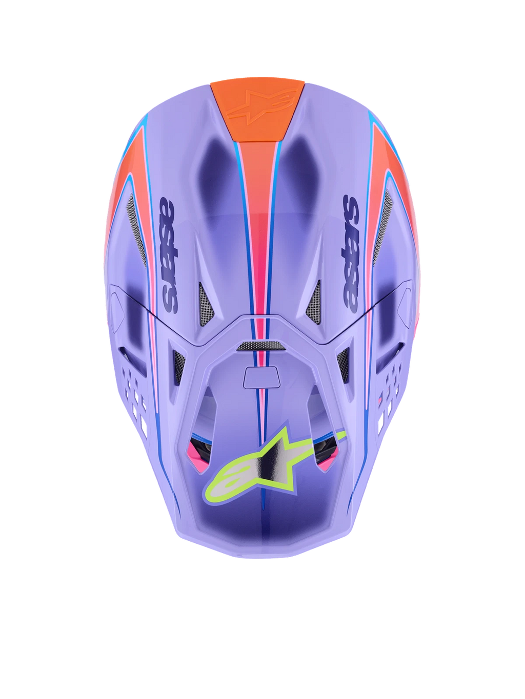 S-M10 Offroad Helmet for Alpinestars Jett Lawrence (Medium, Purple/Pink)