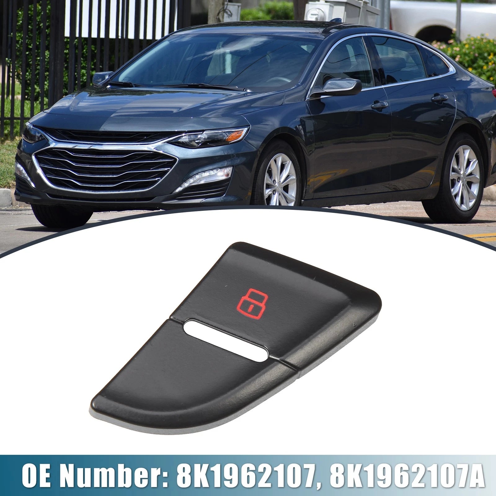 Central Door Lock Switch Button Cover for Audi A4 (2008–2016) 8K1962107A