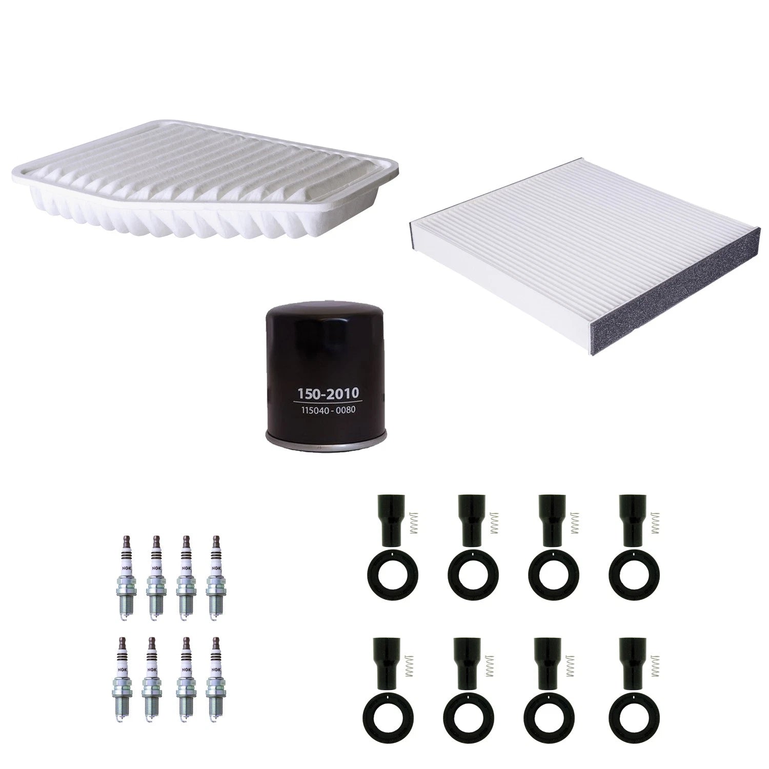 Tune Up Kit with 8 NGK Spark Plugs & Boots for Lexus GS430 SC430 (2001–2010)