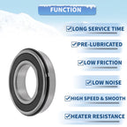 Deep Groove Ball Bearing 55x100x21mm for Scooter Skateboard (1Pc)
