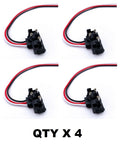 3 Prong Pigtail Wire Replacement Right Angle Plug for Truck Trailer Lights (—)