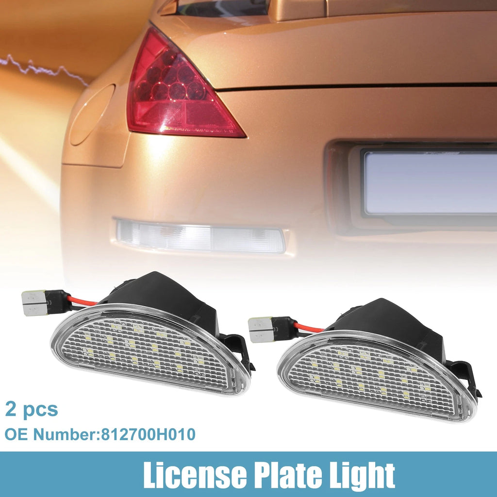2pcs LED License Plate Light for Toyota Aygo (2005–2014) No. 812700H010