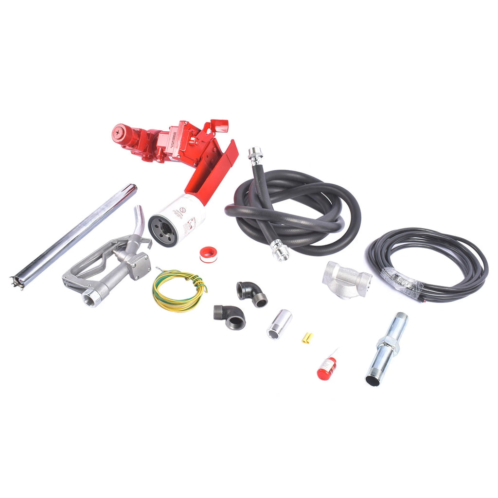 Fuel Transfer Pump 15GPM + Nozzle for Gas Diesel Kerosene (2010–2023)