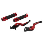 Set of 2 Red Extendable Brake Clutch Levers for BMW F650GS (2002–2007)