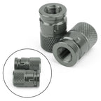 2X CNC GY-Titan Anti-Thief Tire Valve Stem Caps for Car Truck Bike Motorcycle