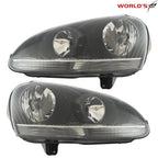 Set of 2 Halogen Headlights for Volkswagen Jetta (2006–2009)