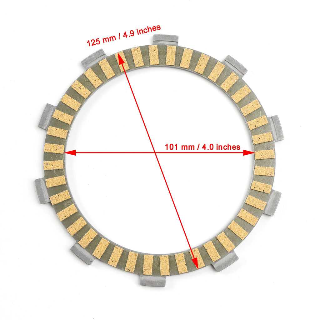 Clutch Friction Plate Kit for Ducati Superbike 848 (2008–2010), Multistrada 1100 (2007–2009)