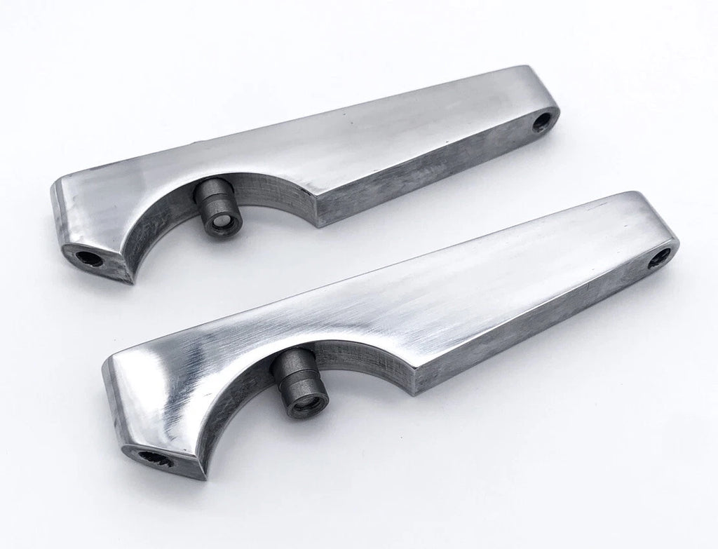 Aluminum Rear License Plate Spreader Bar Mounting Brackets for 2" Tubing