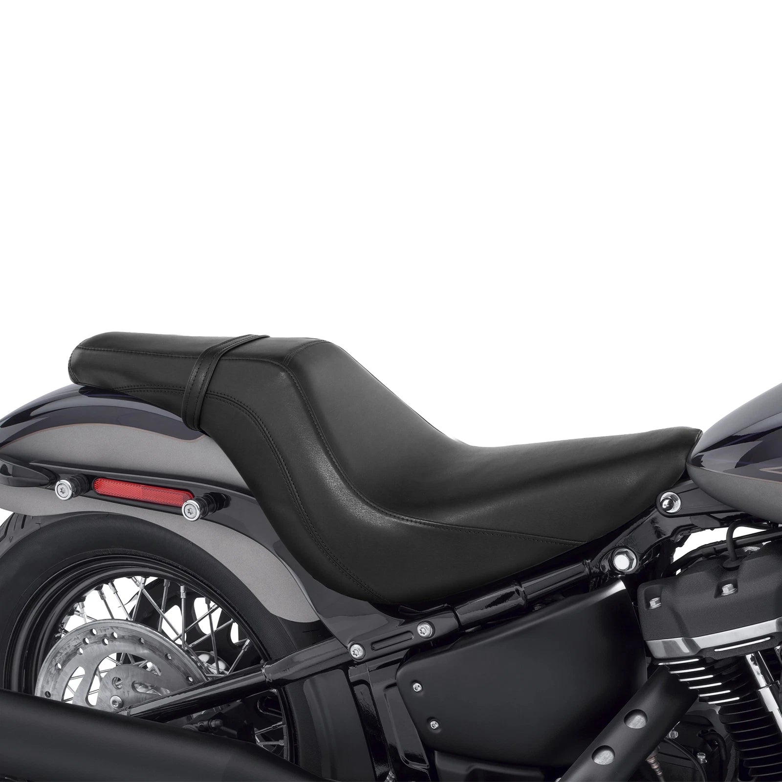 Black Driver & Passenger Seat for Harley Softail Deluxe FLDE (2018–2023)