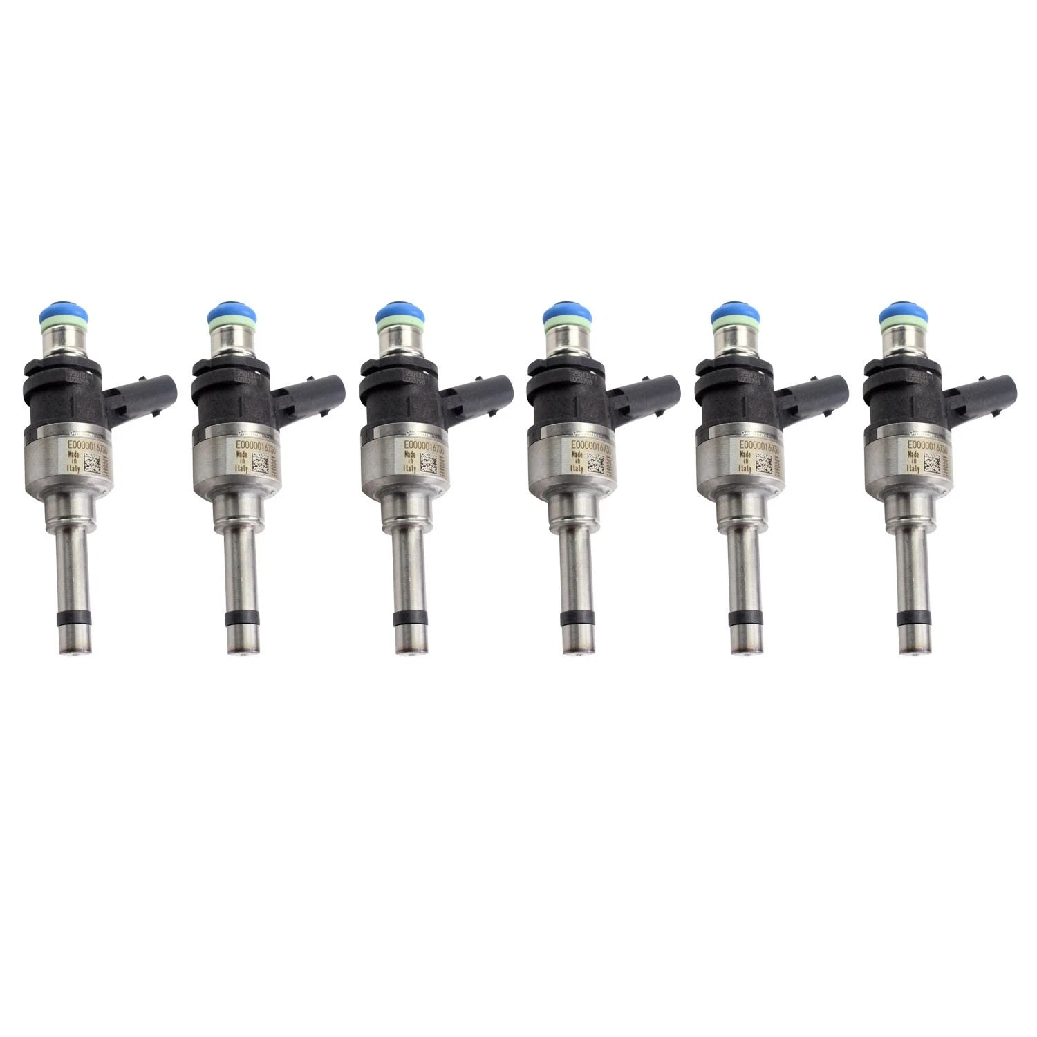 Set of 6 Fuel Injectors for Genesis G70 G80 G90 Kia K900 Stinger (2019–2022)