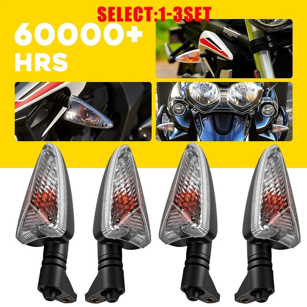 Set of 2 Signal Indicator Lamps for Triumph Tiger XRT (2018–2020) Clear Lens