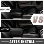Center Console Armrest Cover Trim for Honda Civic (2022–2023) Black