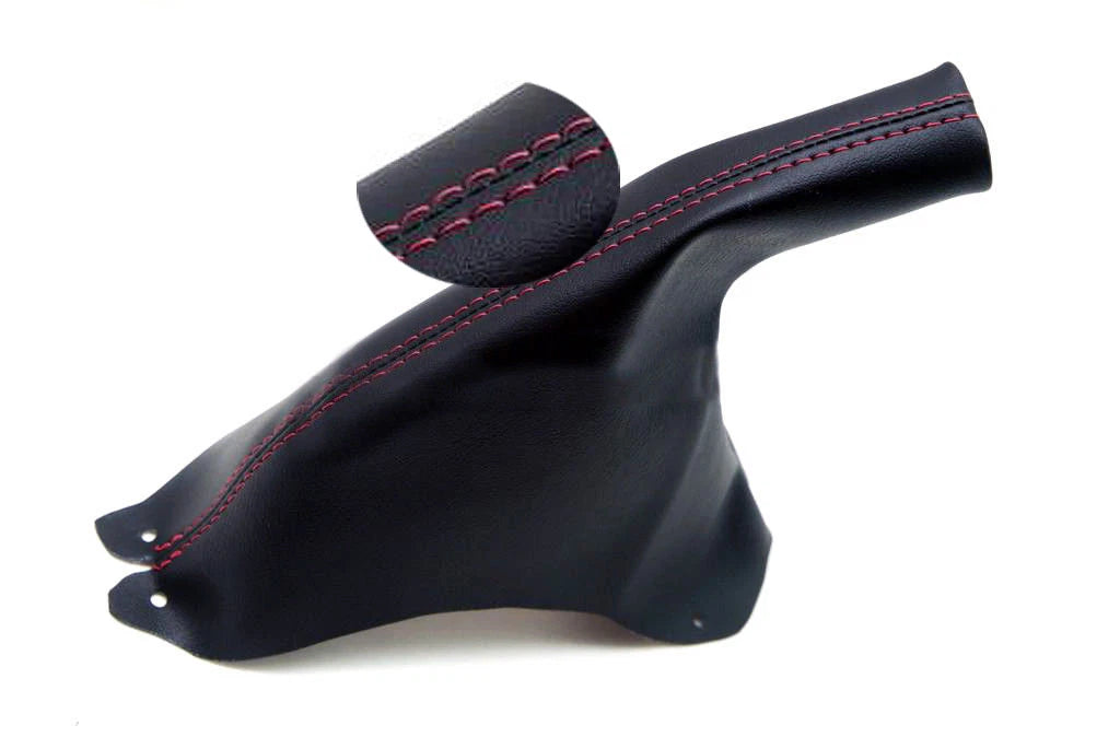 E Brake Leather Synthetic for Mustang (1994–2004) Red Stitch