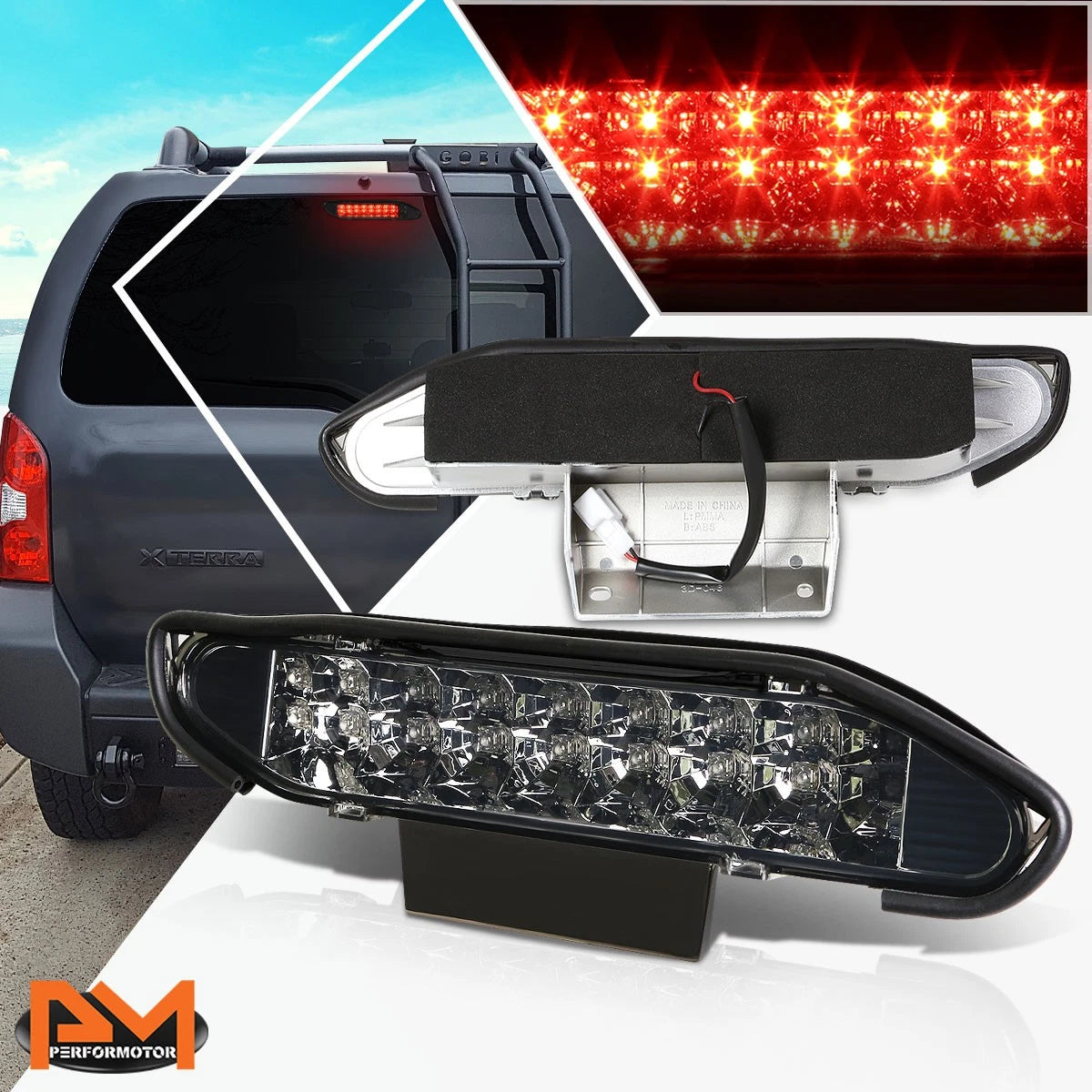 Full LED High Mount Third Tail Brake Light for Cube (2009–2014)